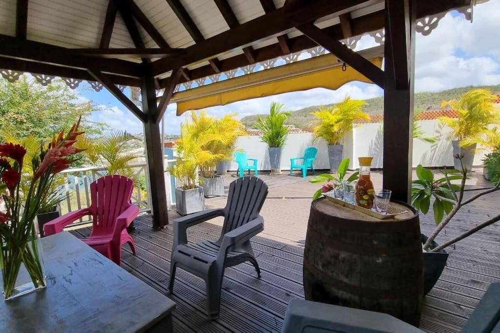 Villa Nautilia, Vue Mer, Proche Plage Les Trois-Ilets Esterno foto