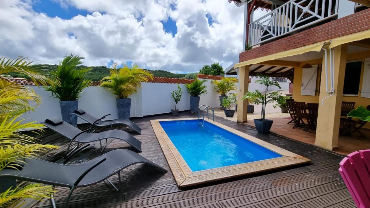 Villa Nautilia, Vue Mer, Proche Plage Les Trois-Ilets Esterno foto