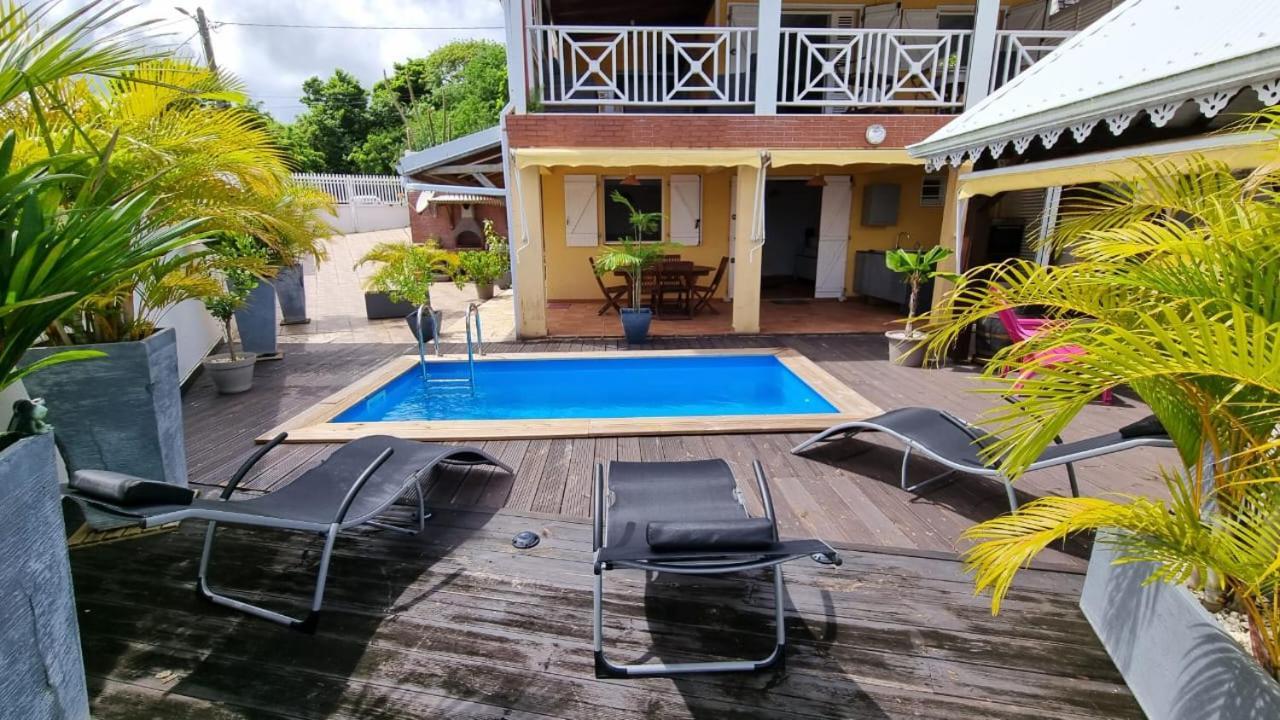 Villa Nautilia, Vue Mer, Proche Plage Les Trois-Ilets Esterno foto